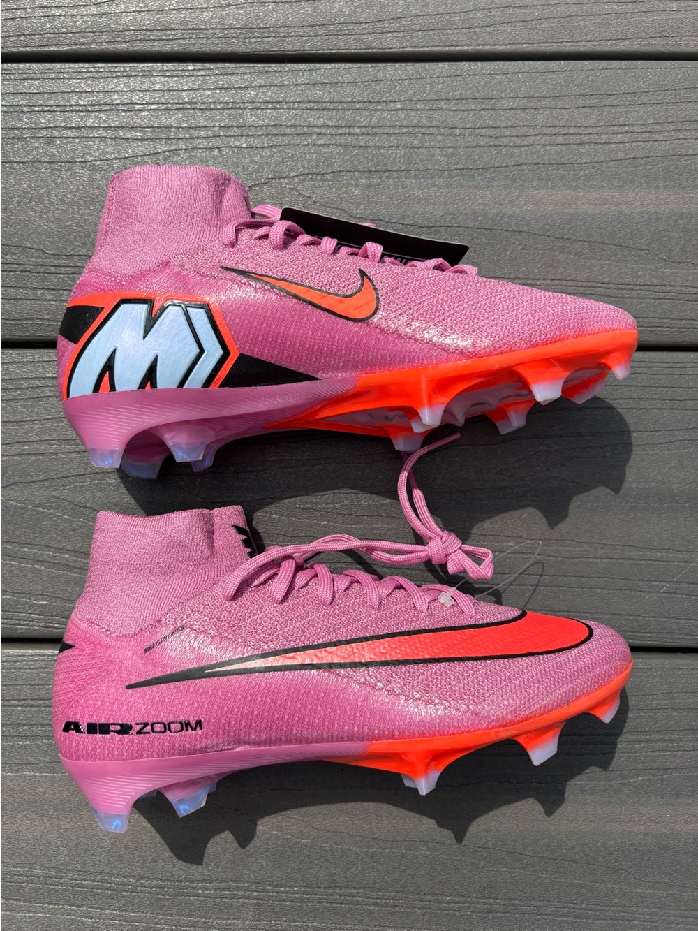 Nike Kids Size 5 Mercurial Superfly 10 Elite High Top Firm Ground Soccer Cleats